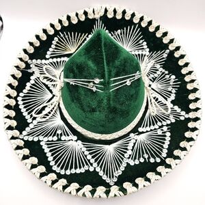 Authentic Salazar Yepez Royal GR+GD Velvet Mariachi Mexican Sombrero Hat